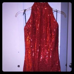 ROBERTA Vintage Red Cocktail dress Size 11/12